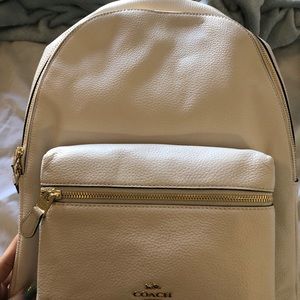Coach backpack pale pink